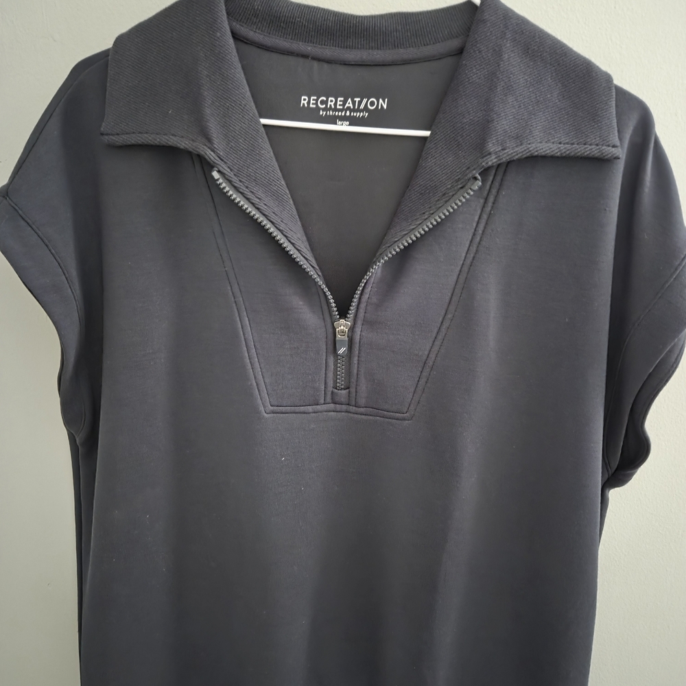 Recreation Women's Charcoal Zip-Up Sweatshirt